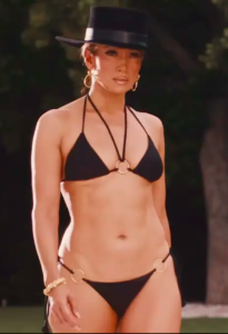 Can't Get Enough Jennifer Lopez Black Swimsuit