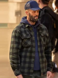 The Beekeeper 2024 Jason Statham Plaid Jacket