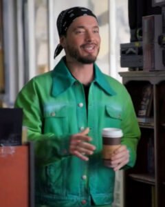 A-great-day-with-J-Balvin-Green-Jacket