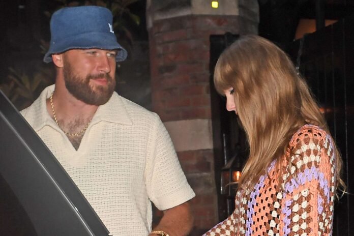 Taylor swift crochet Outfits for London Date With Travis Kelce